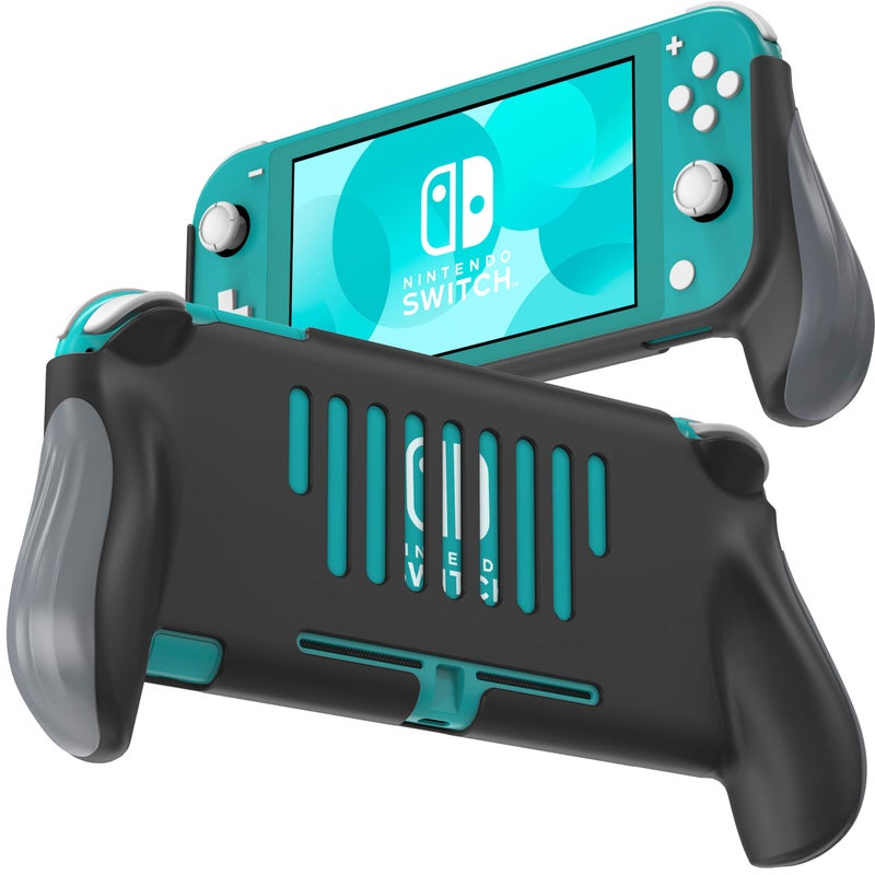 JUSPRO Grip for Nintendo Switch Lite, Ergonomic Comfort Handheld Protective Gaming Case Portable Cover Accessories Compatible with Nintendo Switch Lite - Image 1
